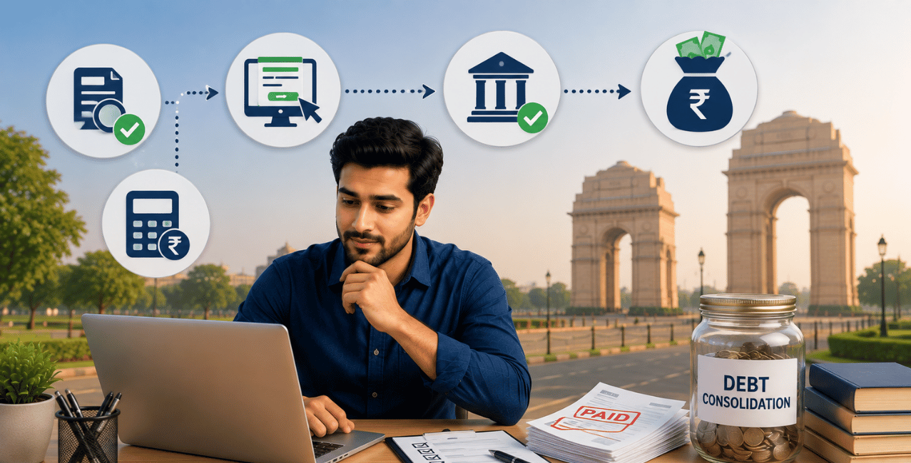 How to apply for a debt consolidation loan in Delhi? – A complete guide 